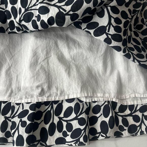 Van Heusen Y2K Babydoll Sleeveless Dress Sz 4 Preppy Office Leaf Midi Retro Mod - Picture 4 of 15